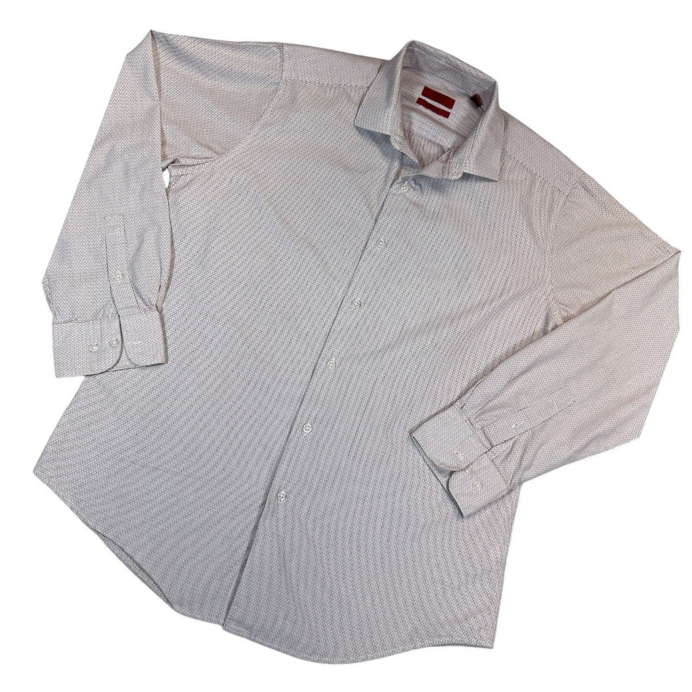 Alfani‎ Fitted Performance Dress Shirt Men's 15-15 1/2 34/35 Long Sleeve